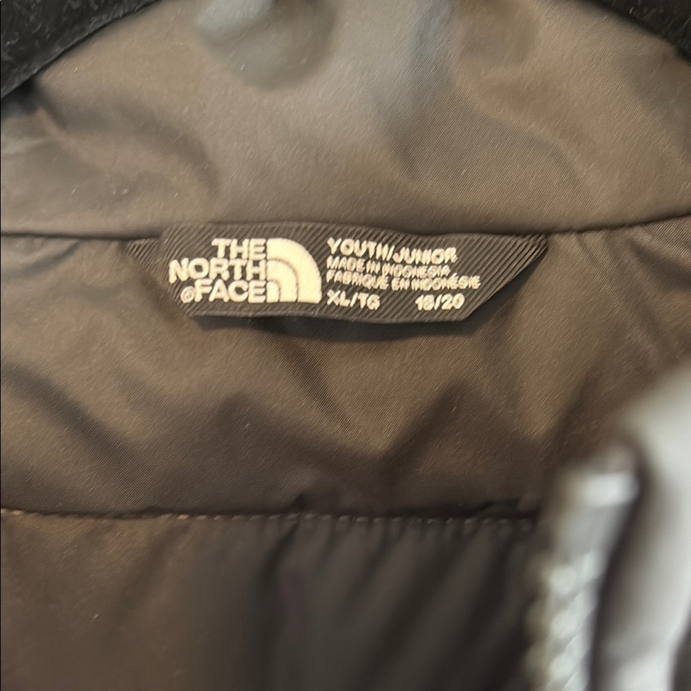 The North Face Boys’ Balanced Rock Insulated Jacket Size 18/20 XL Two Toned Grey - Picture 5 of 10